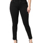 Dolce & Gabbana Black Cotton Mid Waisted Skinny Denim Jeans