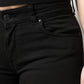 Dolce & Gabbana Black Cotton Mid Waisted Skinny Denim Jeans