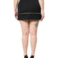 Dolce & Gabbana Black Virgin Wool High Waisted Mini Skirt