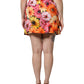 Dolce & Gabbana Multicolor Floral High Waist Mini Skirt