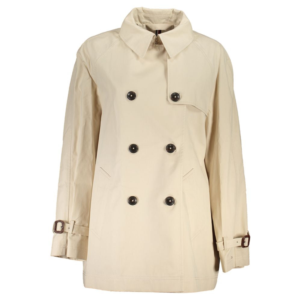 Beige Baumwolljacken &amp; -mäntel