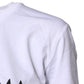Dolce & Gabbana White Cotton Printed Round Neck Top T-shirt