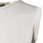 Dolce & Gabbana Cream Sleeveless Silk Round Neck Tank Top
