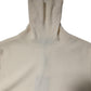 Cream Long Sleeves Turtleneck Slim Sweater