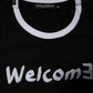 Dolce & Gabbana Black Printed Round Neck Top Cotton T-shirt