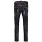 Black Cotton Jeans & Pant