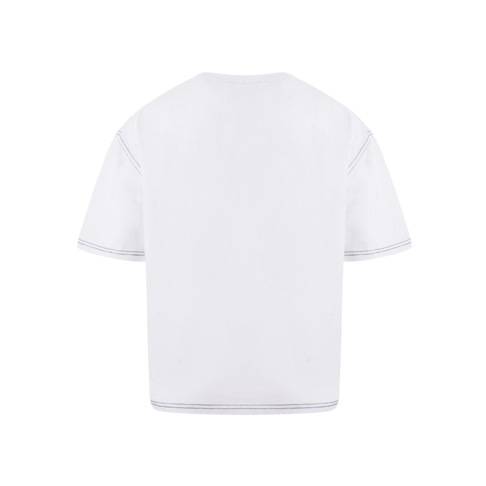 Elegantes weißes Baumwolltop für Damen