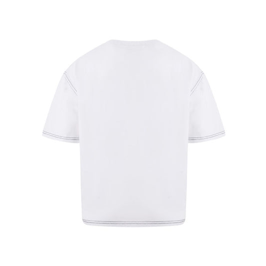 Elegantes weißes Baumwolltop für Damen