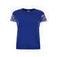 Schickes blaues Baumwoll-T-Shirt für stilvollen Komfort