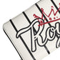 White Leather DG Crown Royals Continental Zip Around Wallet