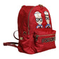 Dolce & Gabbana Red #DGFAMILY VULCANO Embellishment Backpack Bag