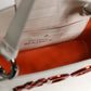 Dolce & Gabbana White Leather #DG BEATRICE Top Handle Tote Bag