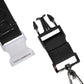 Dolce & Gabbana Black Stretch Polyester Rubberised DG Logo Keychain
