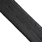 Black Cotton Silver Tone Metal Buckle Belt