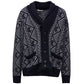 Bicolor Cashmere Cardigan