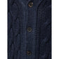 Blue Cashmere Cardigan