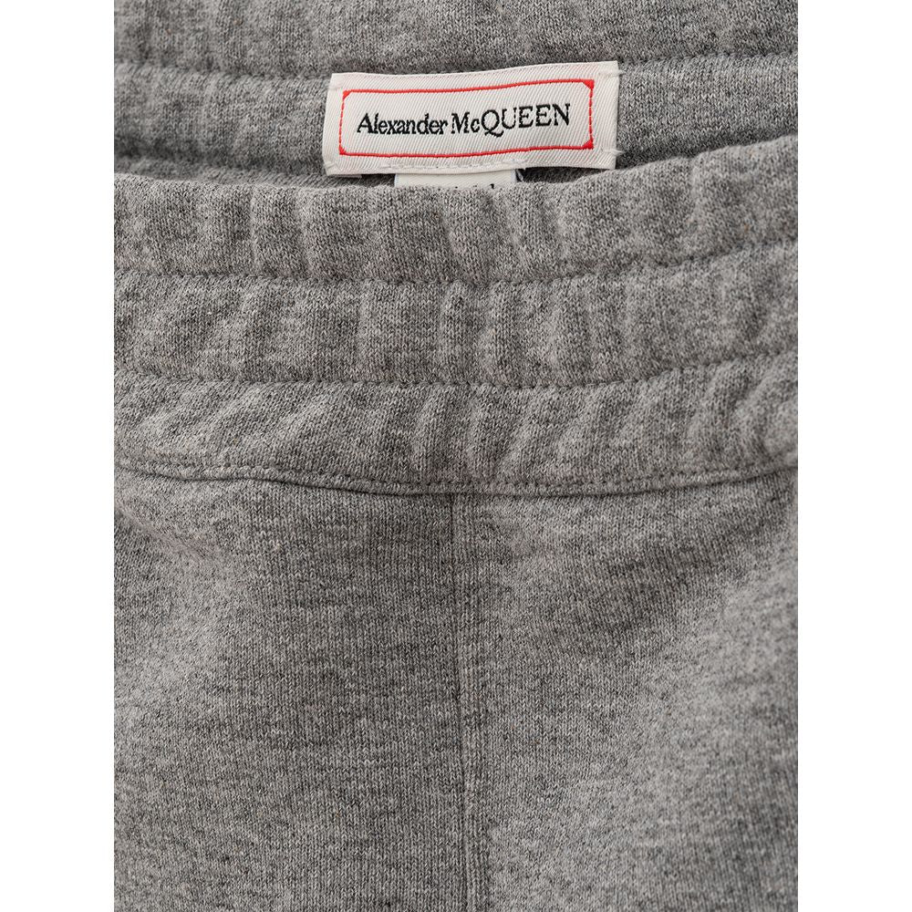 Schicke Hose aus grauer Baumwollmischung