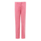 Eleganti pantaloni in cotone rosa per uno stile sofisticato