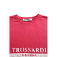 Trussardi Beachwear White Cotton Men T-Shirt