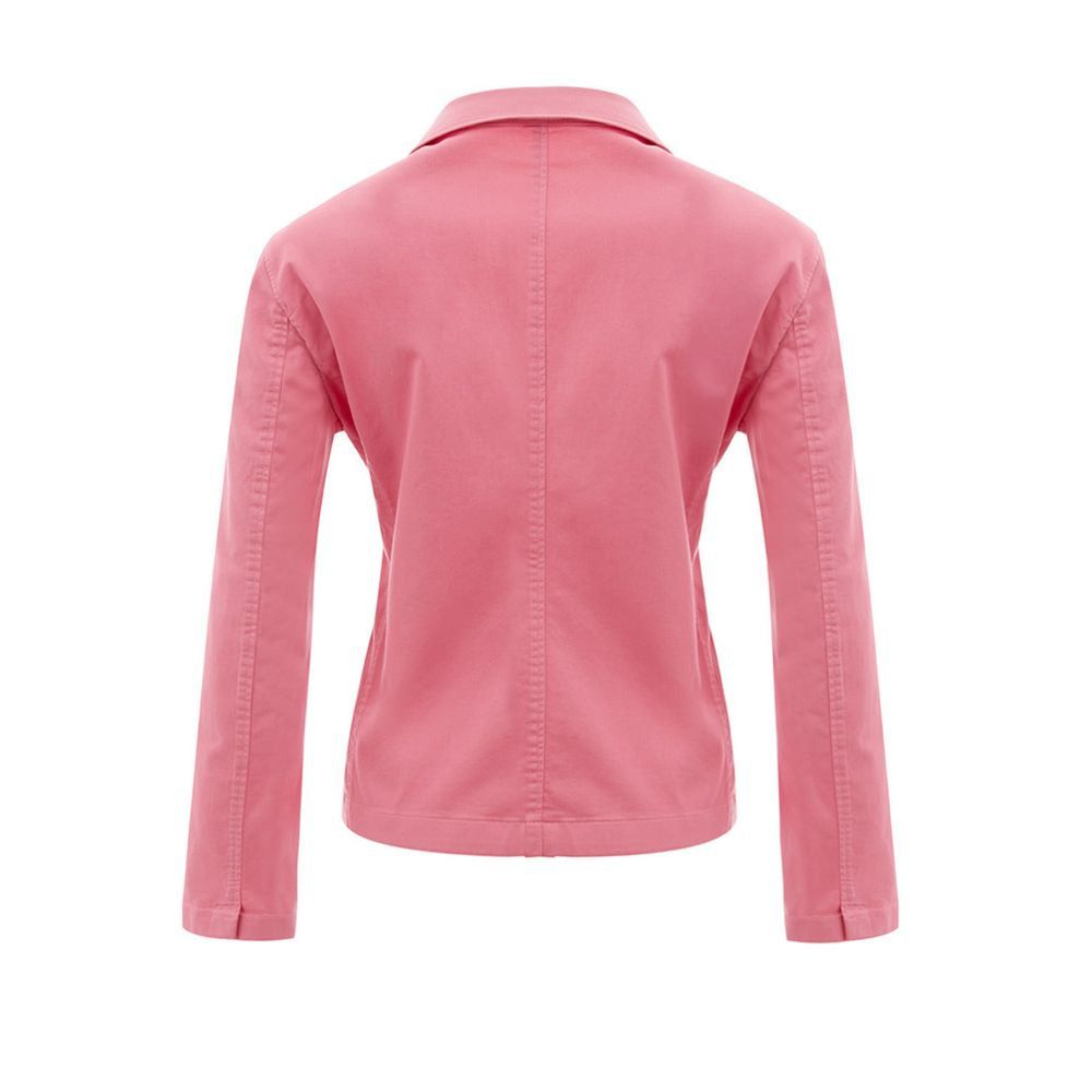 Elegante giacca in cotone rosa per lei