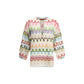 ZigZag pattern Knit Blouse