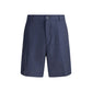 Tailored Shorts with shiny ZigZag pattern