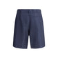 Tailored Shorts with shiny ZigZag pattern
