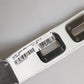 Dolce & Gabbana White Leather Gold Tone Rotating Buckle Belt