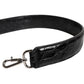 Dolce & Gabbana Black Alligator Leather Bag Shoulder Strap