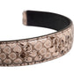 Dolce & Gabbana Black Cream Exotic Leather Bag Shoulder Strap