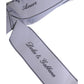 Dolce & Gabbana White Waist Ribbon Wide Bow Logo Belt