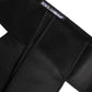 Dolce & Gabbana Black Satin Wide Waist Belt