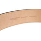 Dolce & Gabbana Brown Leather Waist Gold Metal Buckle Belt