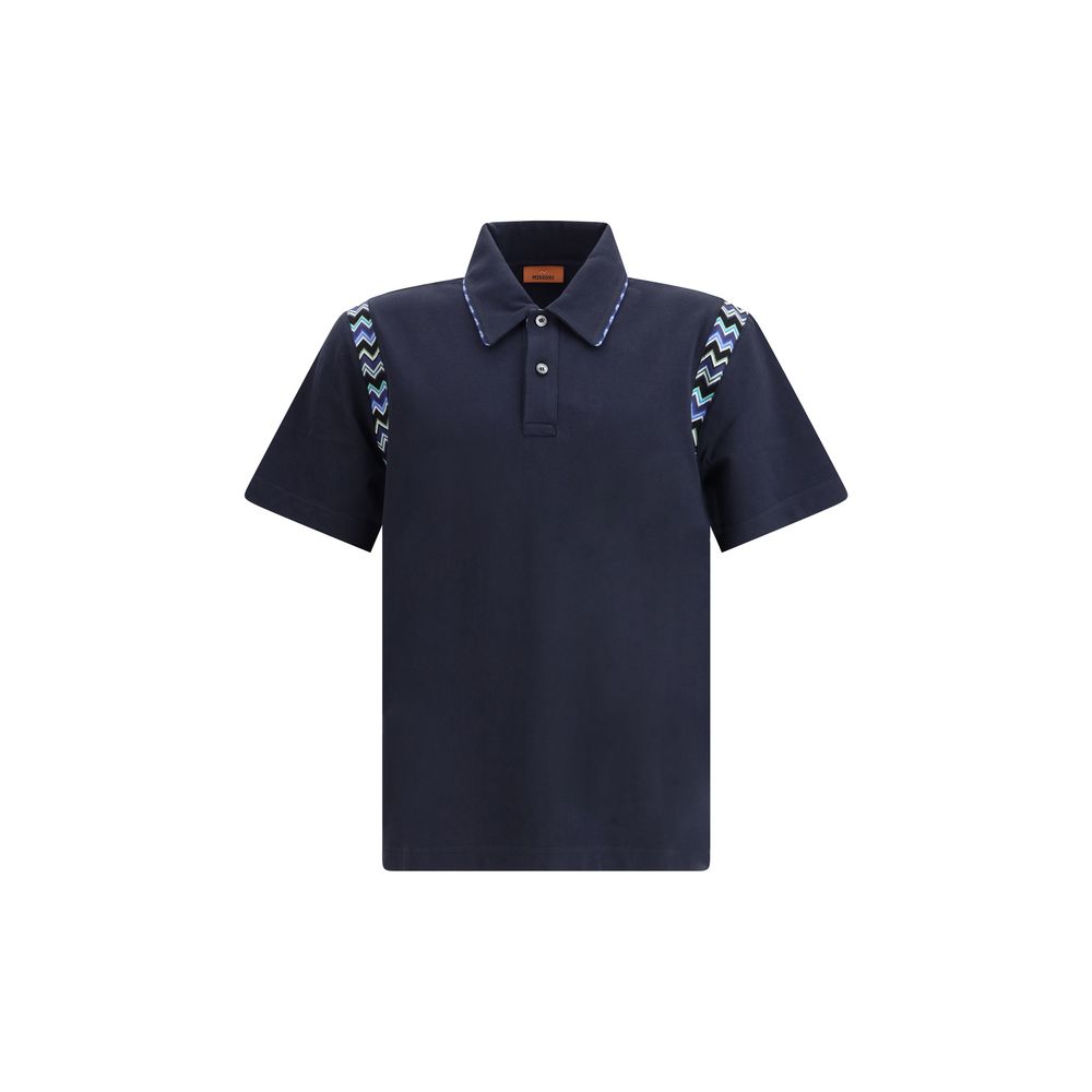 Polo Shirt with ZigZag details