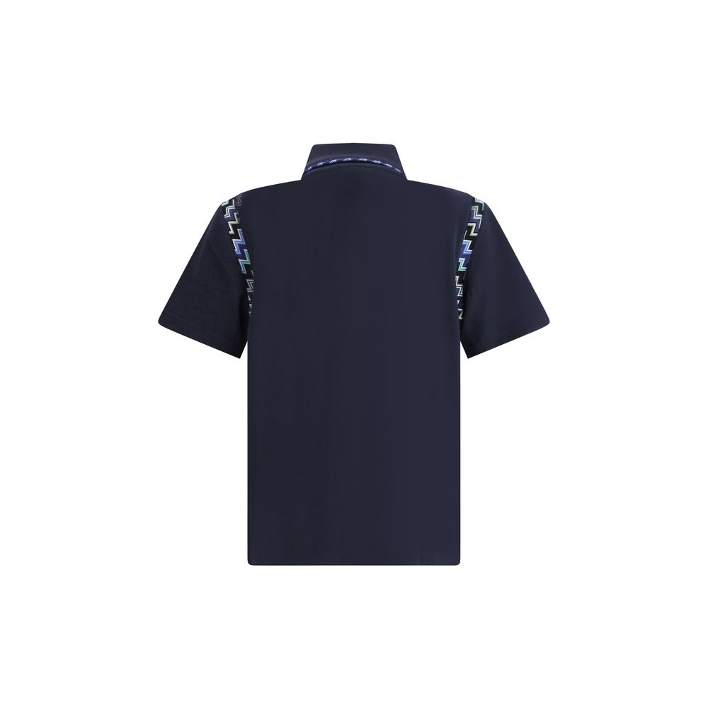 Polo Shirt with ZigZag details