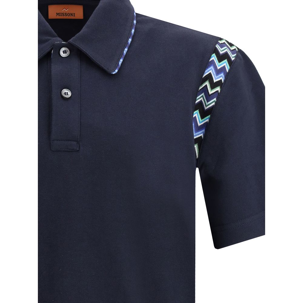 Polo Shirt with ZigZag details
