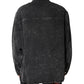 Black Logo Cotton Stretch Denim Jacket