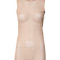 Dolce & Gabbana Beige Nylon Logo Monogram Sleeveless Tank Top