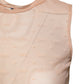Dolce & Gabbana Beige Nylon Logo Monogram Sleeveless Tank Top