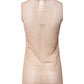 Dolce & Gabbana Beige Nylon Logo Monogram Sleeveless Tank Top