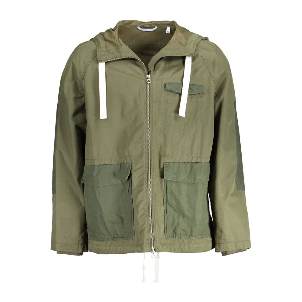 Grüne Baumwolljacke für Herren