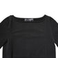Dolce & Gabbana Black Viscose Long Sleeves Pullover Top