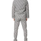 Dolce & Gabbana Black White DG Print Cotton Pajama Set Sleepwear