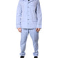 Dolce & Gabbana Light Blue DG Logo Cotton Men Pajama Set Sleepwear