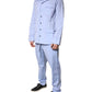 Dolce & Gabbana Light Blue DG Logo Cotton Men Pajama Set Sleepwear