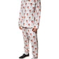 Dolce & Gabbana Multicolor Floral Print Cotton Pajama Set Sleepwear