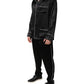 Dolce & Gabbana Black Silk Shirt Pants Pajama Set Sleepwear