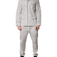 Dolce & Gabbana White Black Stripes Cotton Men Pajama Set Sleepwear