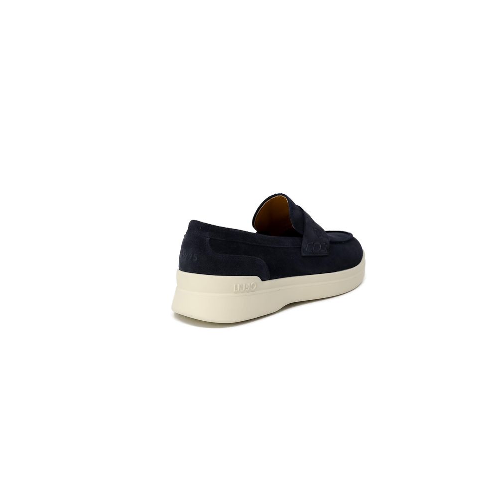 Liu Jo Blue Suede Leather Oxfords And Derby