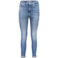 Light Blue Cotton Women Jeans